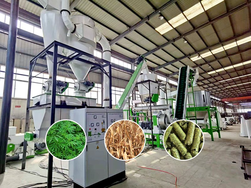 lucerne pellet machine