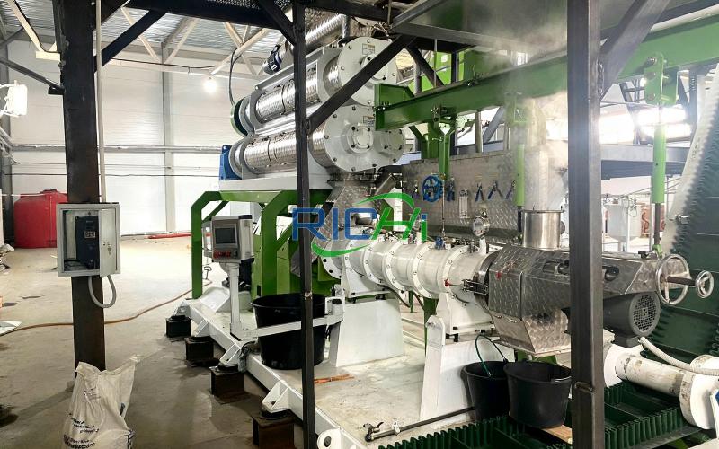 Fish Feed Pellet Line in Russia