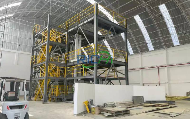 Poultry Feed Pellet Production Line in Peru