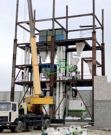 10 T/H Poultry Feed Processing Line in Egypt