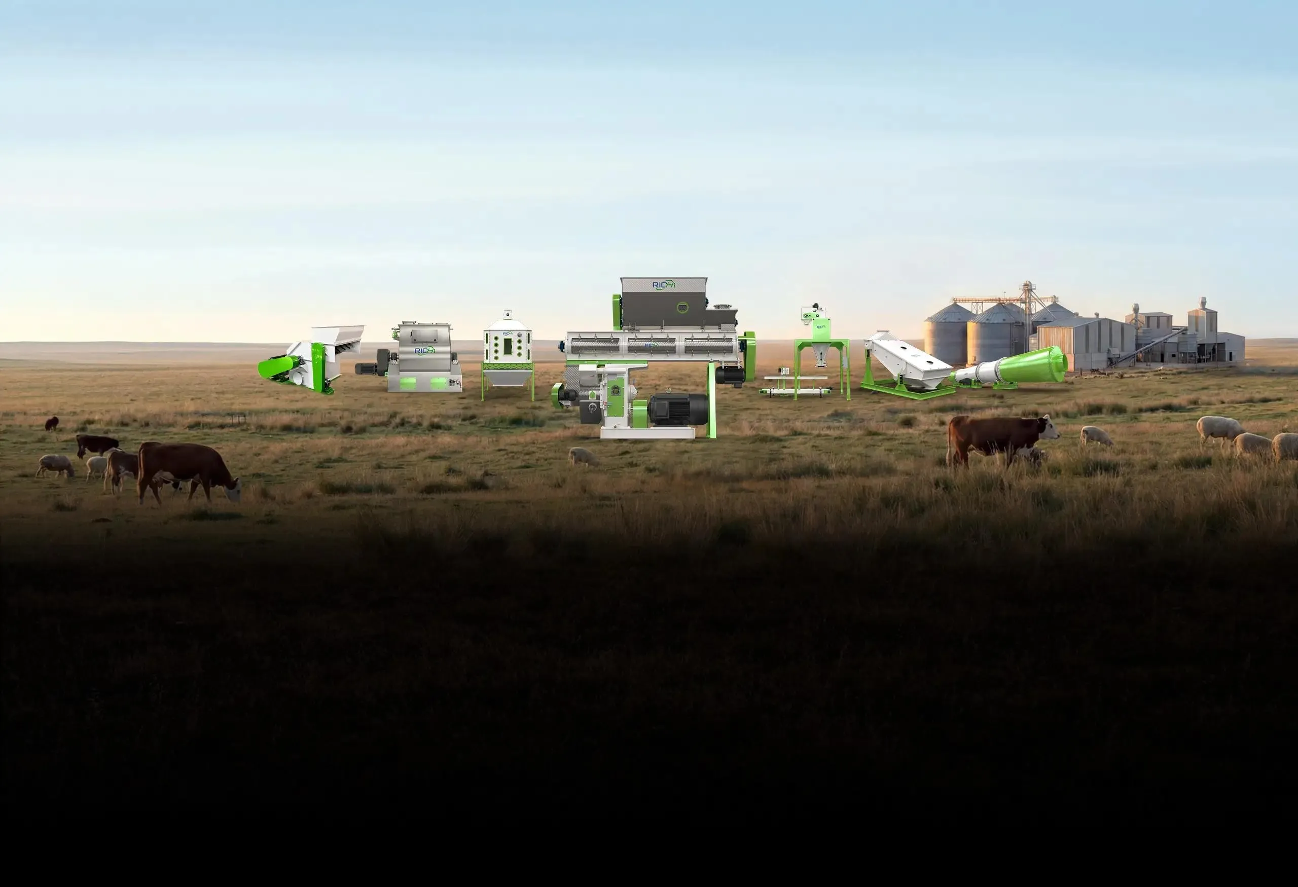 Livestock Feed Pellet Equipment Banner